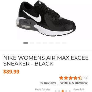 New Nike Air Max Excee women’s 7.5